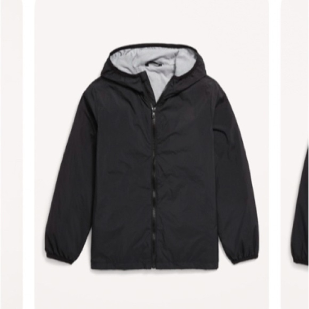 Old Navy Hooded Zip-Front Water-Resistant
Jacket for Boys